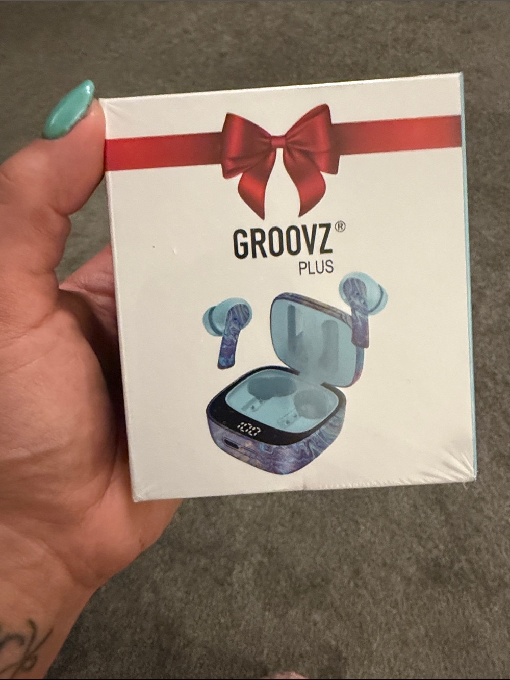 Teal Marble True Wireless Earbuds